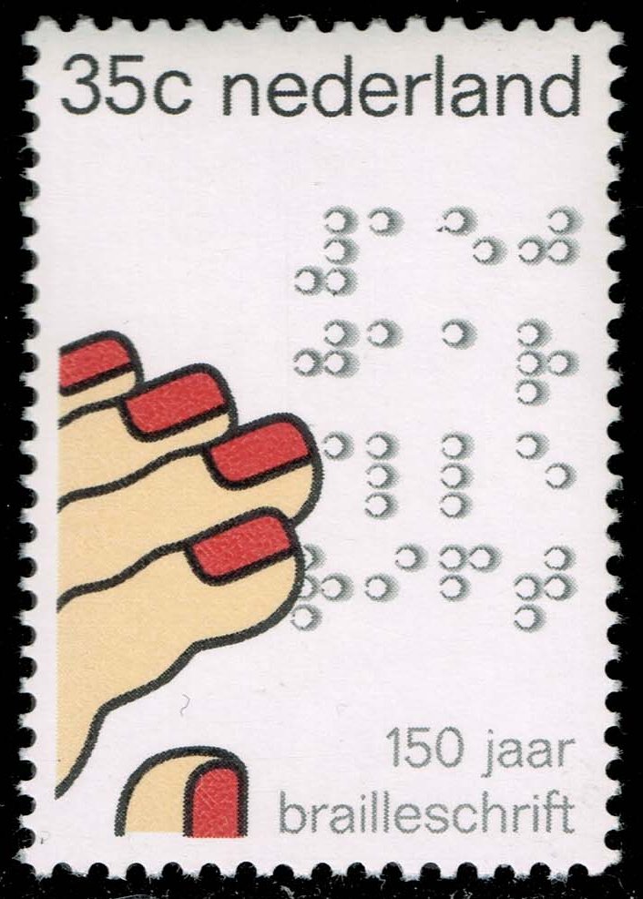 Netherlands #533 Braille; MNH