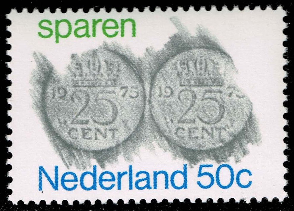 Netherlands #534 Rubbings of Coins; MNH