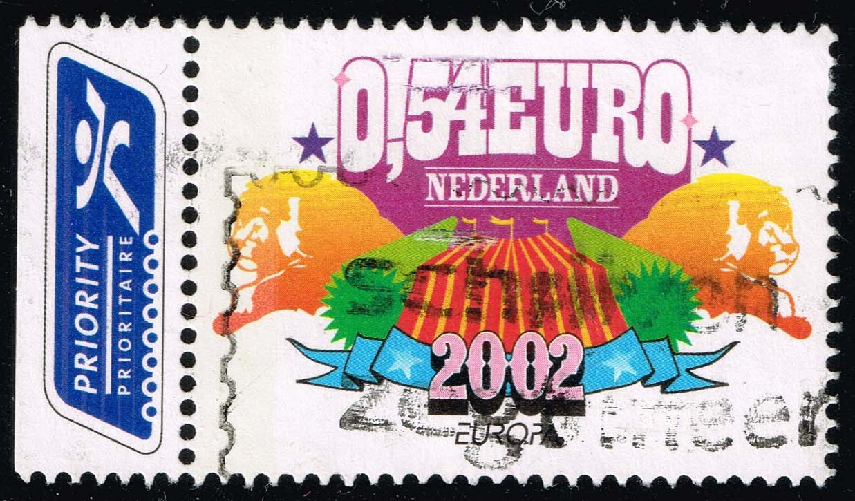 Netherlands #1131 Lions and Circus Tent; Used - Click Image to Close