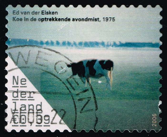 Netherlands #1212a Koe in der Potrekkende Avondmist; Used - Click Image to Close