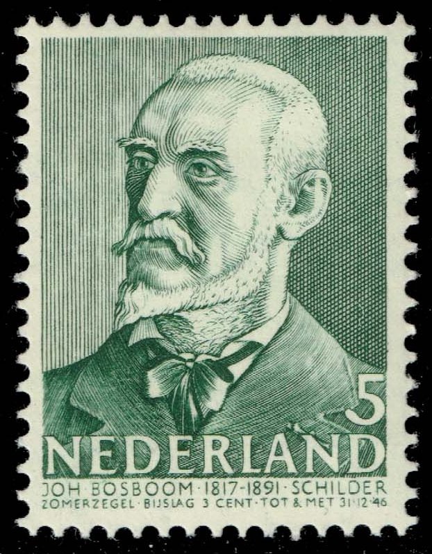 Netherlands #B137 Johannes Bosboom; Unused - Click Image to Close
