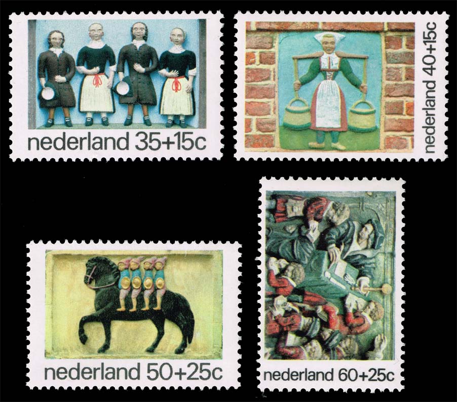 Netherlands #B513-B516 Orphanages Set of 4; MNH