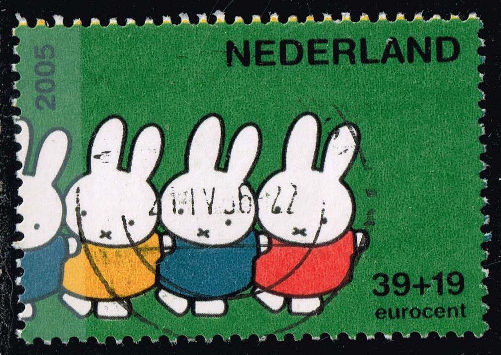 Netherlands #B745b Four Bunnies; Used - Click Image to Close