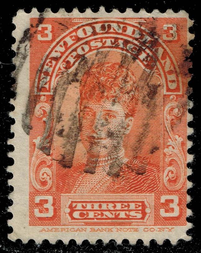 Newfoundland #83 Queen Alexandra as Princess of Whales; Used - Click Image to Close