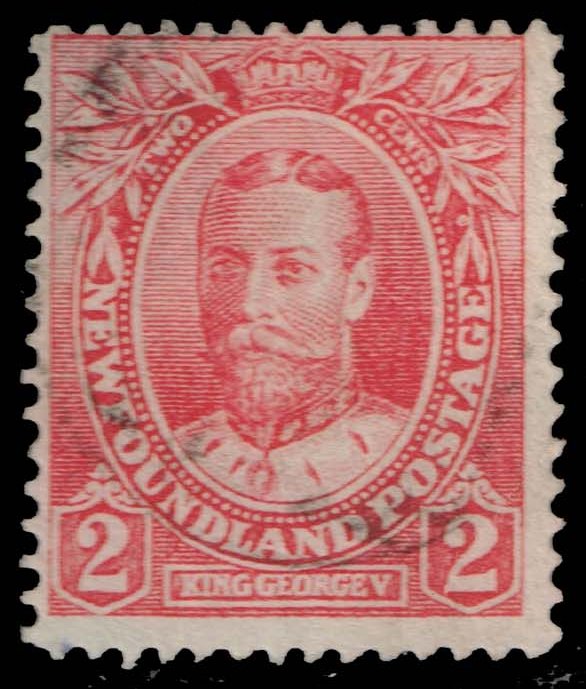 Newfoundland #105 King George V; Used