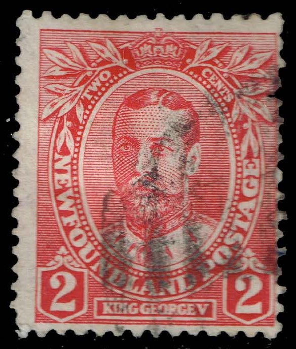 Newfoundland #105 King George V; Used