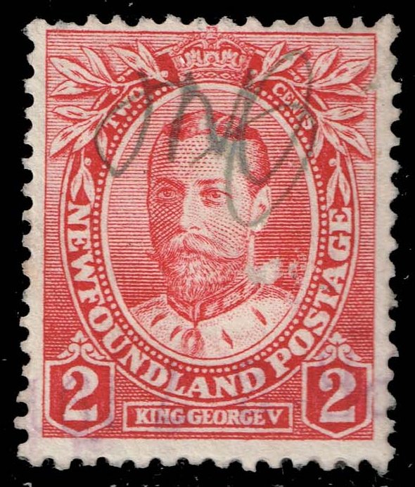 Newfoundland #105 King George V; Used