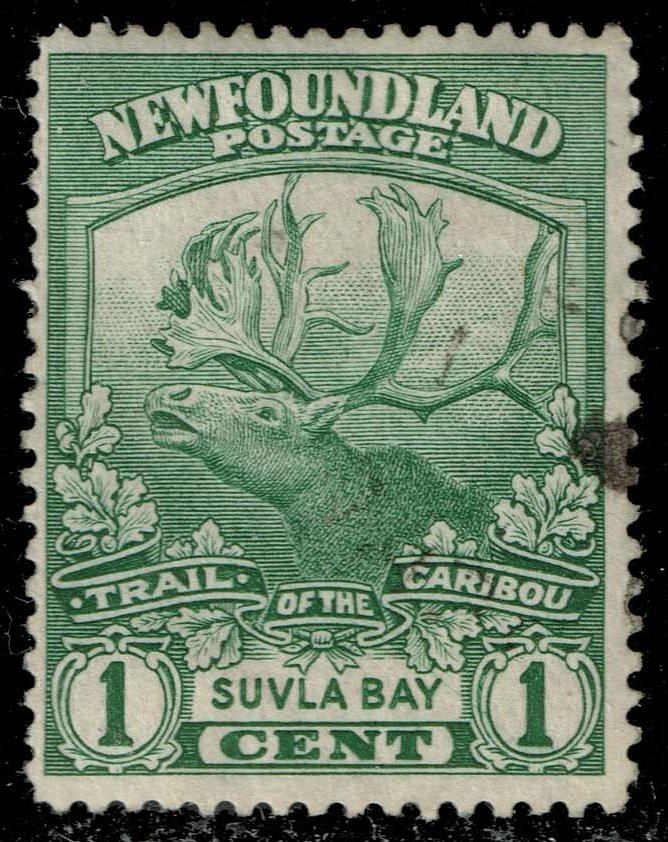 Newfoundland #115 Trail of the Caribou; Used - Click Image to Close