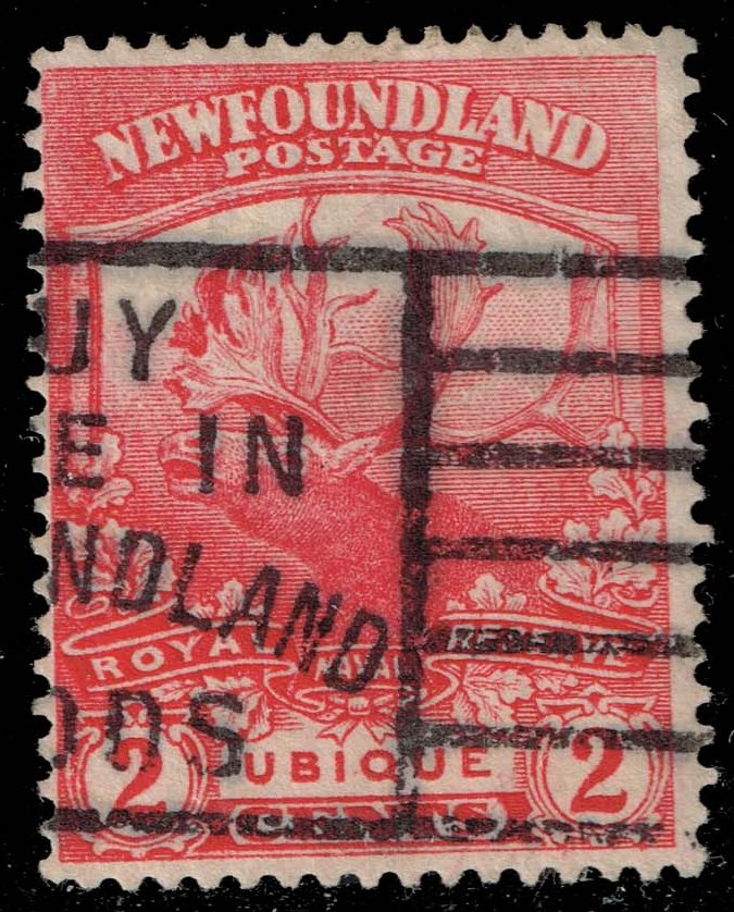 Newfoundland #116 Trail of the Caribou; Used - Click Image to Close