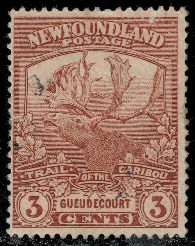 Newfoundland #117 Trail of the Caribou; Used - Click Image to Close
