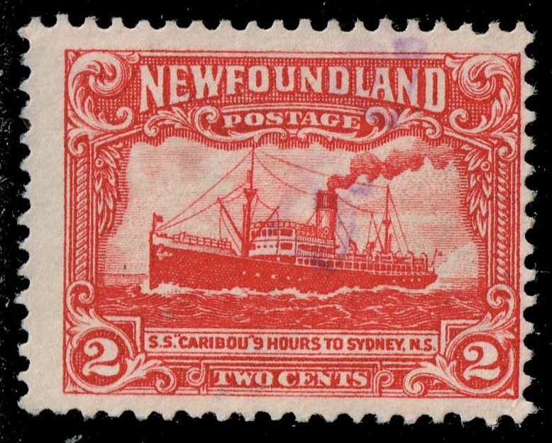 Newfoundland #164 Steamship 'Caribou'; Used