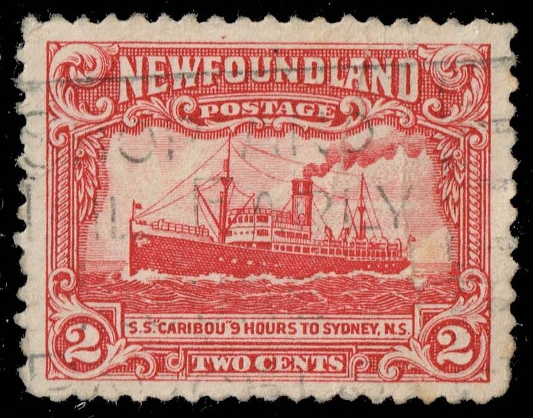 Newfoundland #164 Steamship 'Caribou'; Used