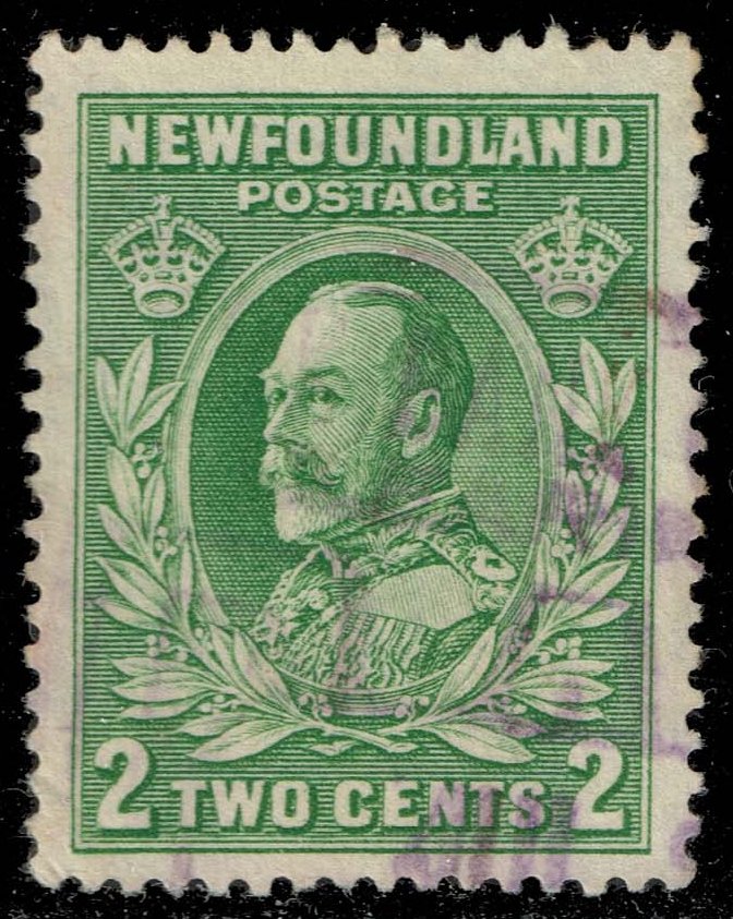 Newfoundland #186 King George V; Used