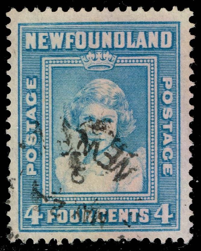 Newfoundland #247 Princess Elizabeth; Used