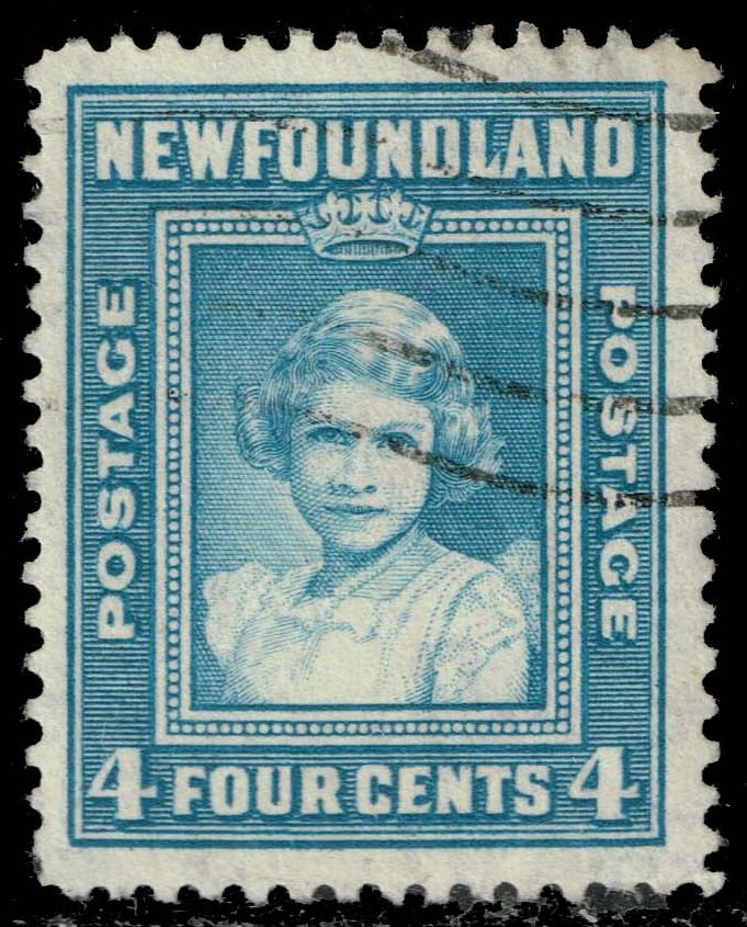 Newfoundland #256 Princess Elizabeth; Used