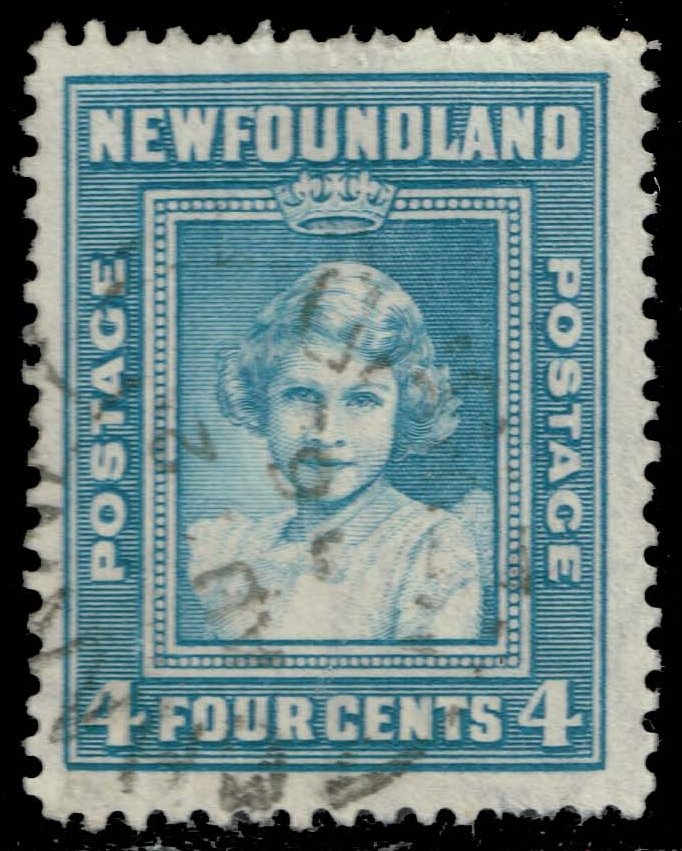 Newfoundland #256 Princess Elizabeth; Used