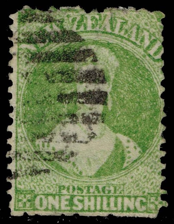 New Zealand #37 Queen Victoria; Used - Click Image to Close