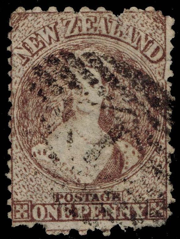 New Zealand #42 Queen Victoria; Used - Click Image to Close