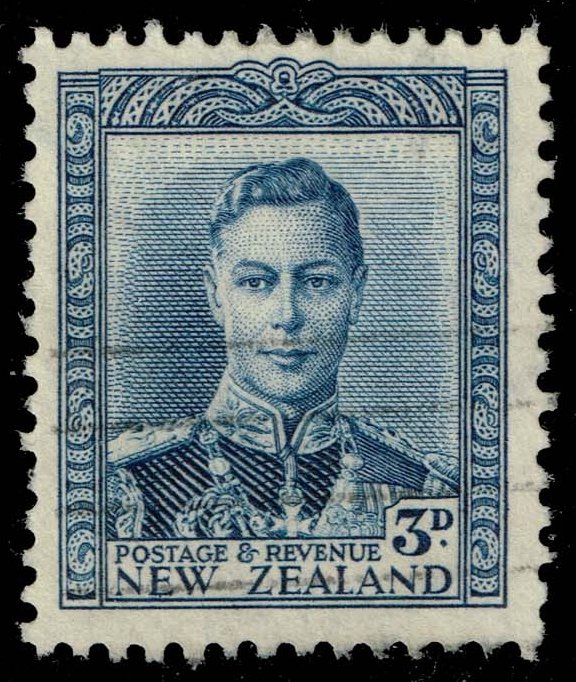 New Zealand #228C King George VI; Used