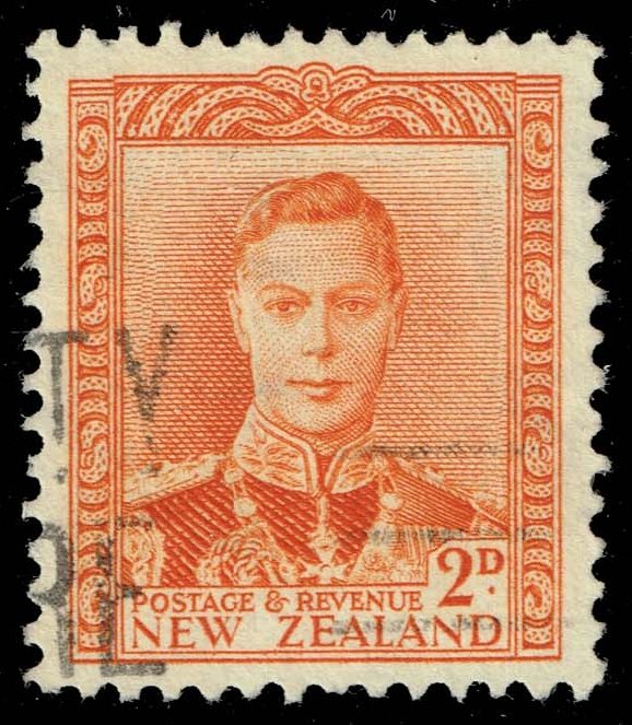 New Zealand #258 King George VI; Used
