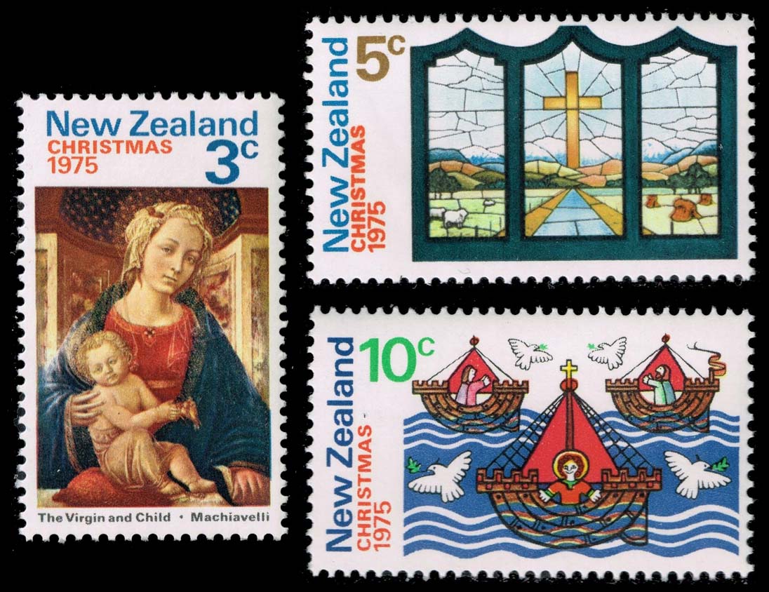 New Zealand #581-583 Christmas Set of 3; MNH