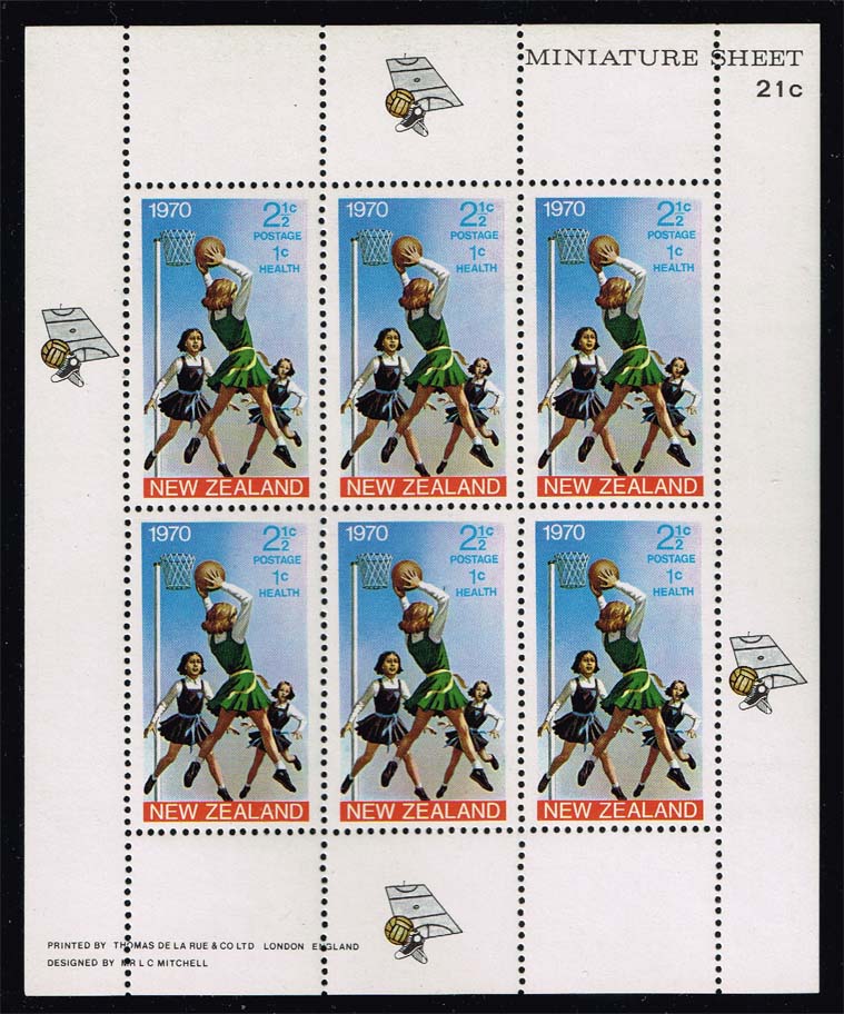 New Zealand #B81a Miniature Sheet of 6; MNH - Click Image to Close