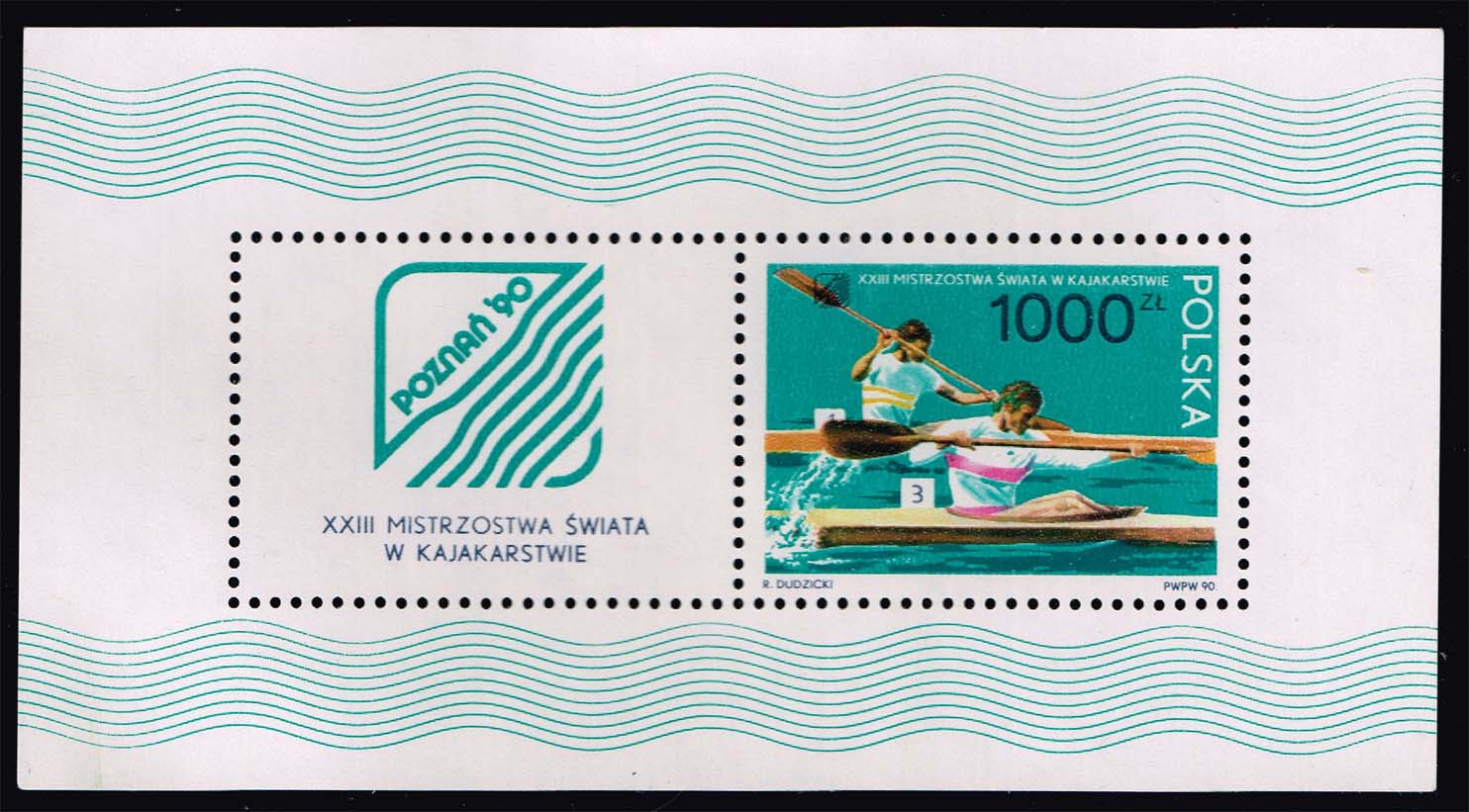 Poland #2981a World Kayaking Championship; MNH