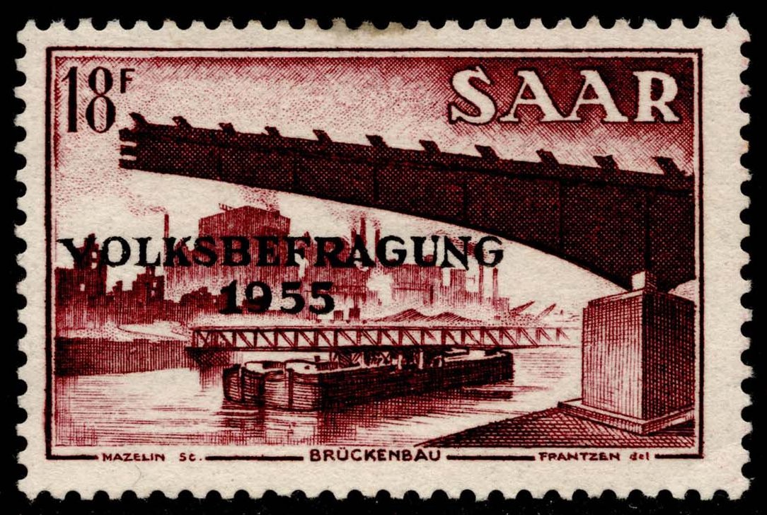 Saar #258 Bridge Building; MNH