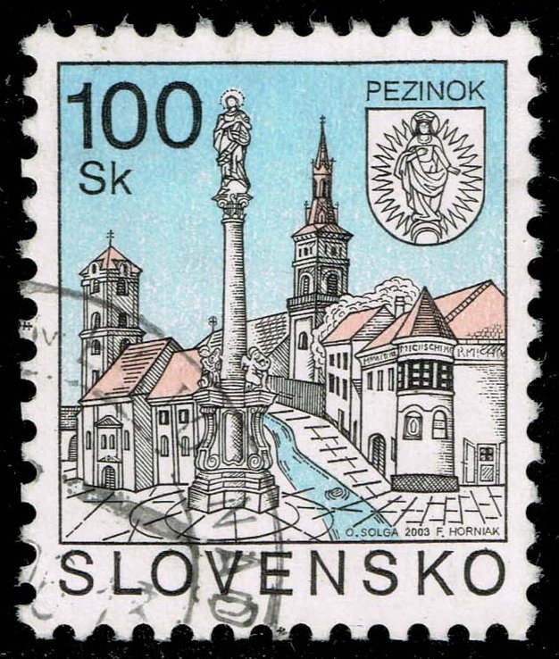Slovakia #425 Pezinok; Used