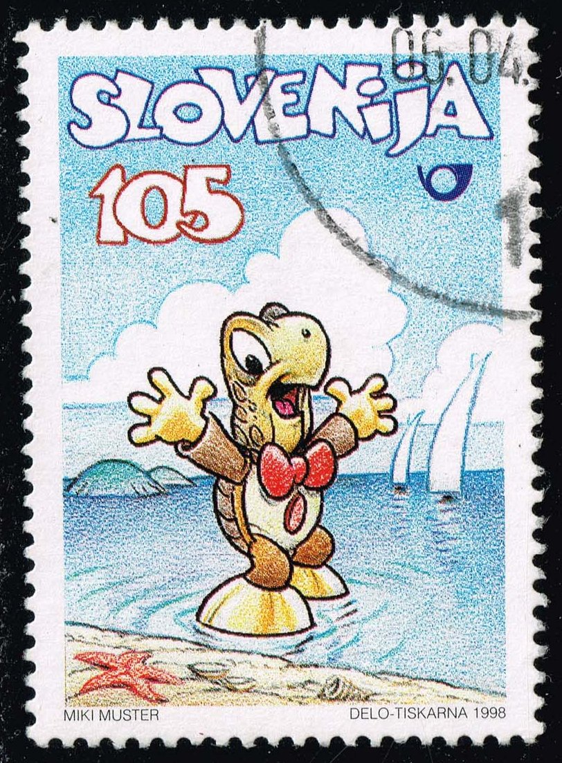 Slovenia #323 Trdonja the Turtle; Used