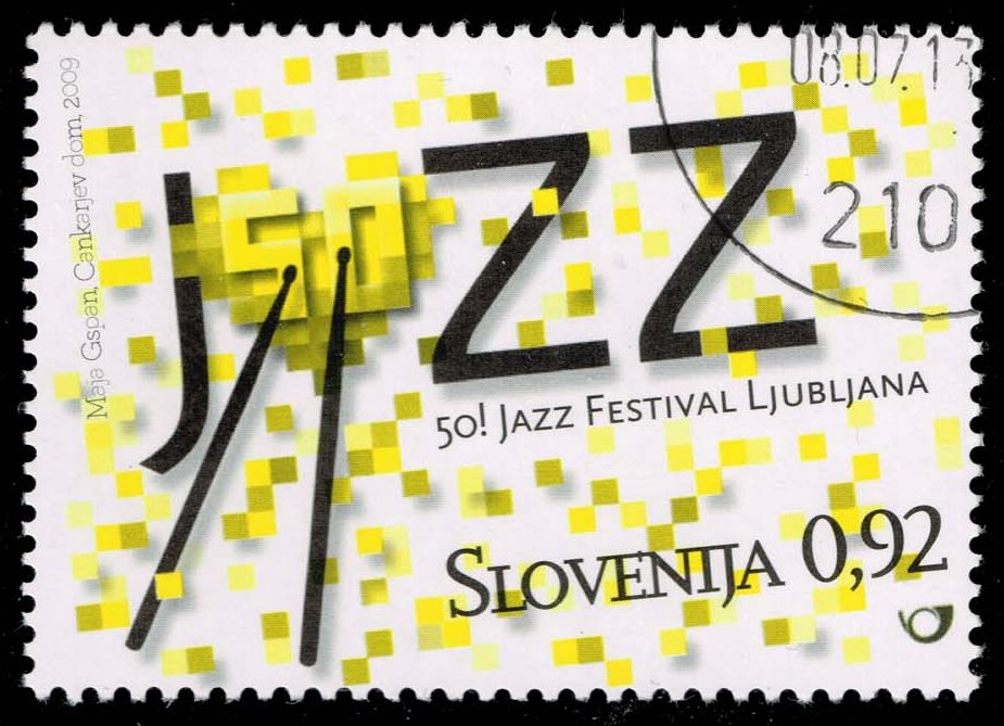 Slovenia #802 Ljubljana Jazz Festival; Used - Click Image to Close