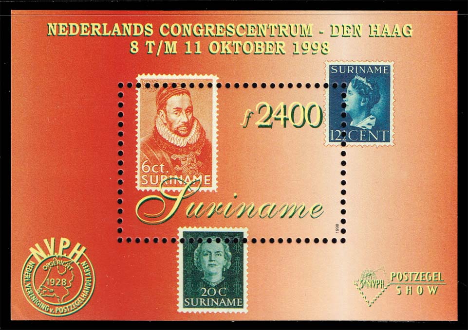 Surinam #1154 Surinam Stamps Souvenir Sheet; MNH