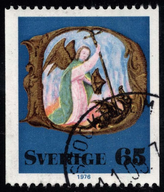 Sweden #1187 Archangel Michael; Used