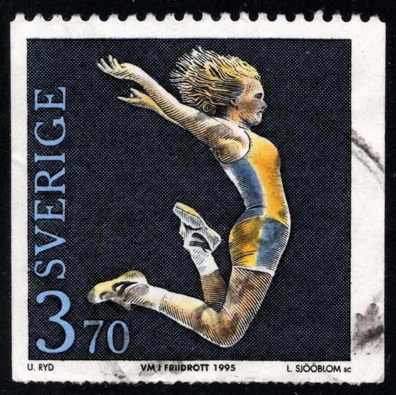 Sweden #2115 Erica Johansson Jumping; Used