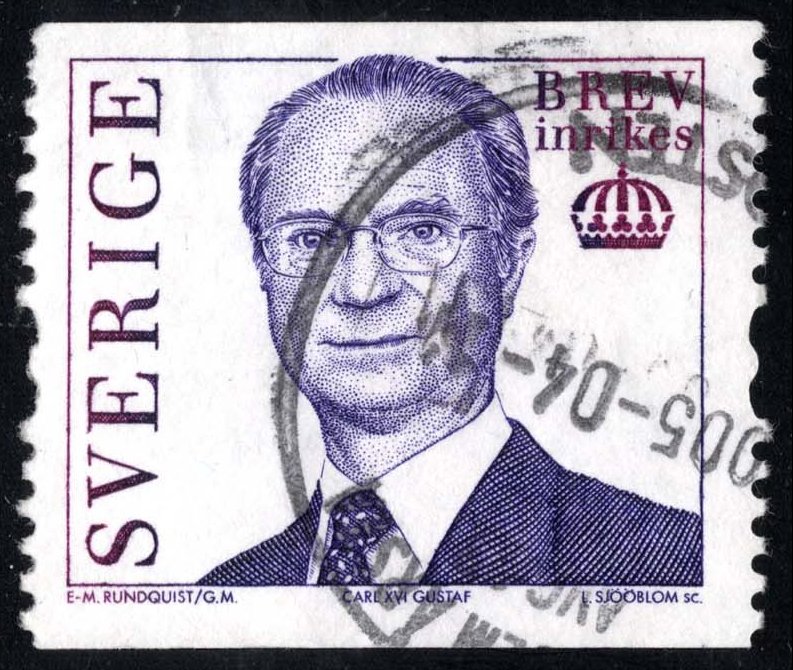 Sweden #2501 King Carl XVI Gustaf; Used