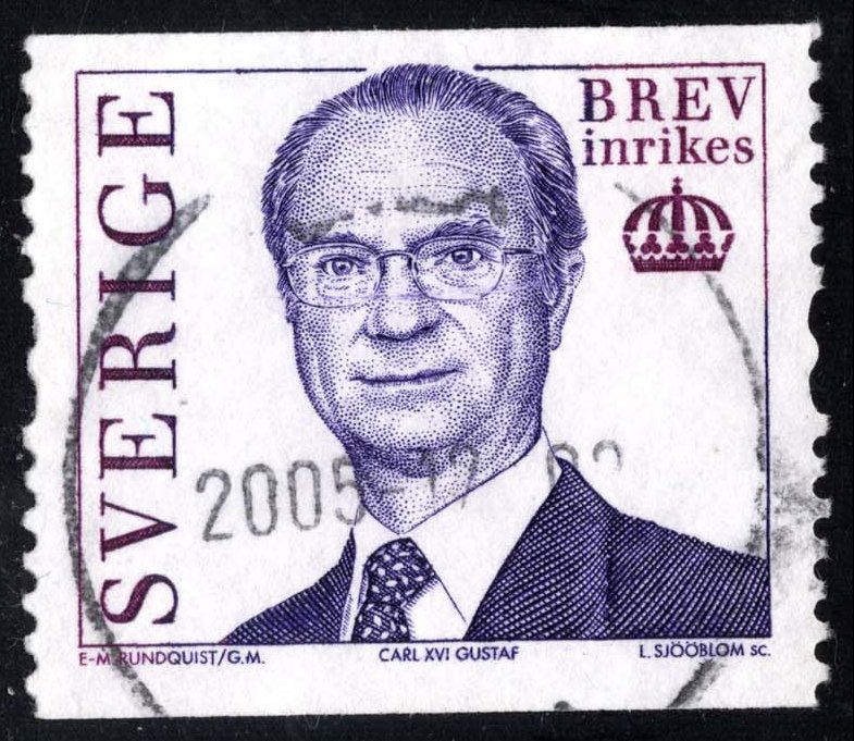 Sweden #2501 King Carl XVI Gustaf; Used