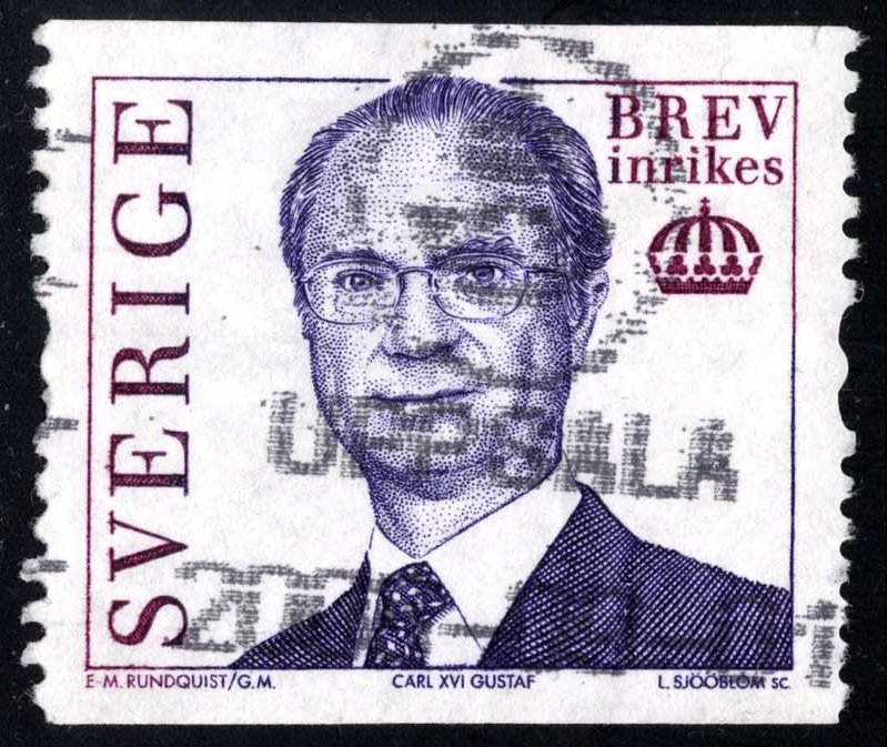 Sweden #2501 King Carl XVI Gustaf; Used