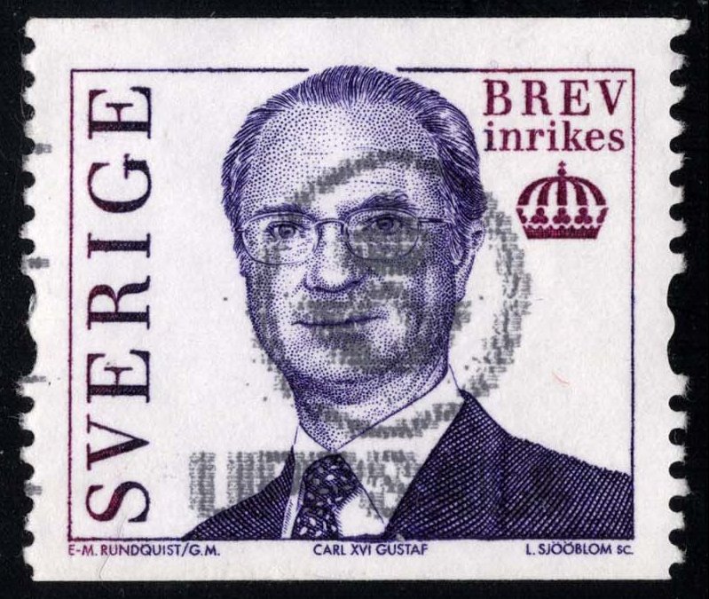 Sweden #2501 King Carl XVI Gustaf; Used