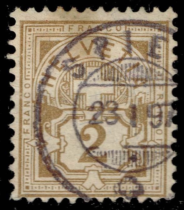 Switzerland #69 Numeral; Used - Click Image to Close