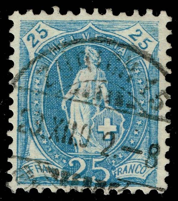 Switzerland #94a Helvetia; Used - Click Image to Close