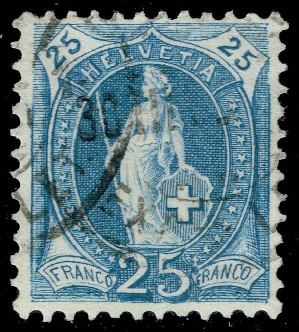 Switzerland #94a Helvetia; Used - Click Image to Close