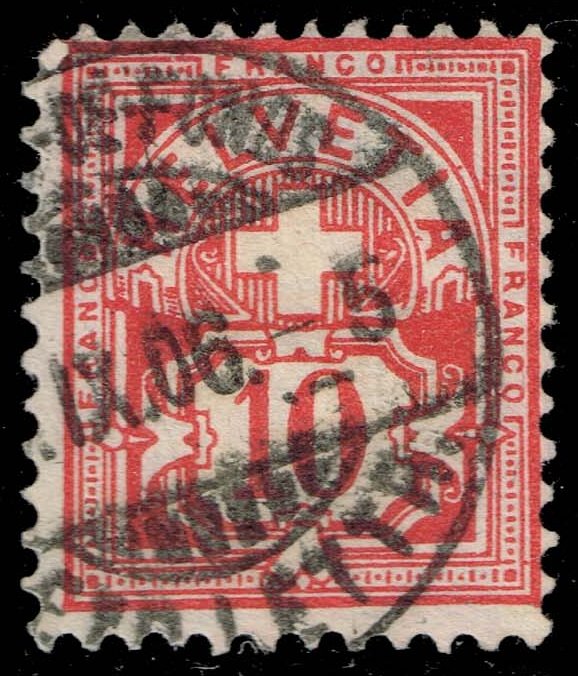 Switzerland #116 Numeral; Used - Click Image to Close