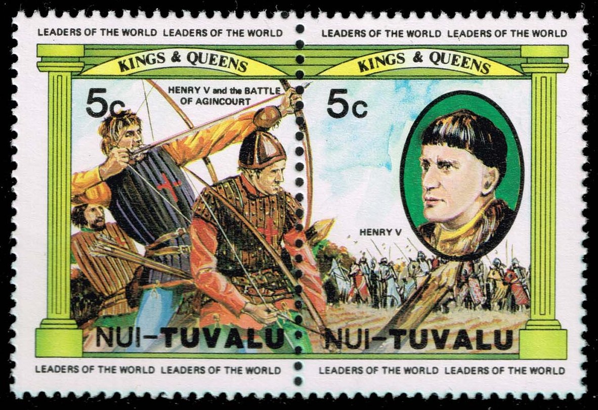 Tuvalu-Nui #26 King Henry V; MNH