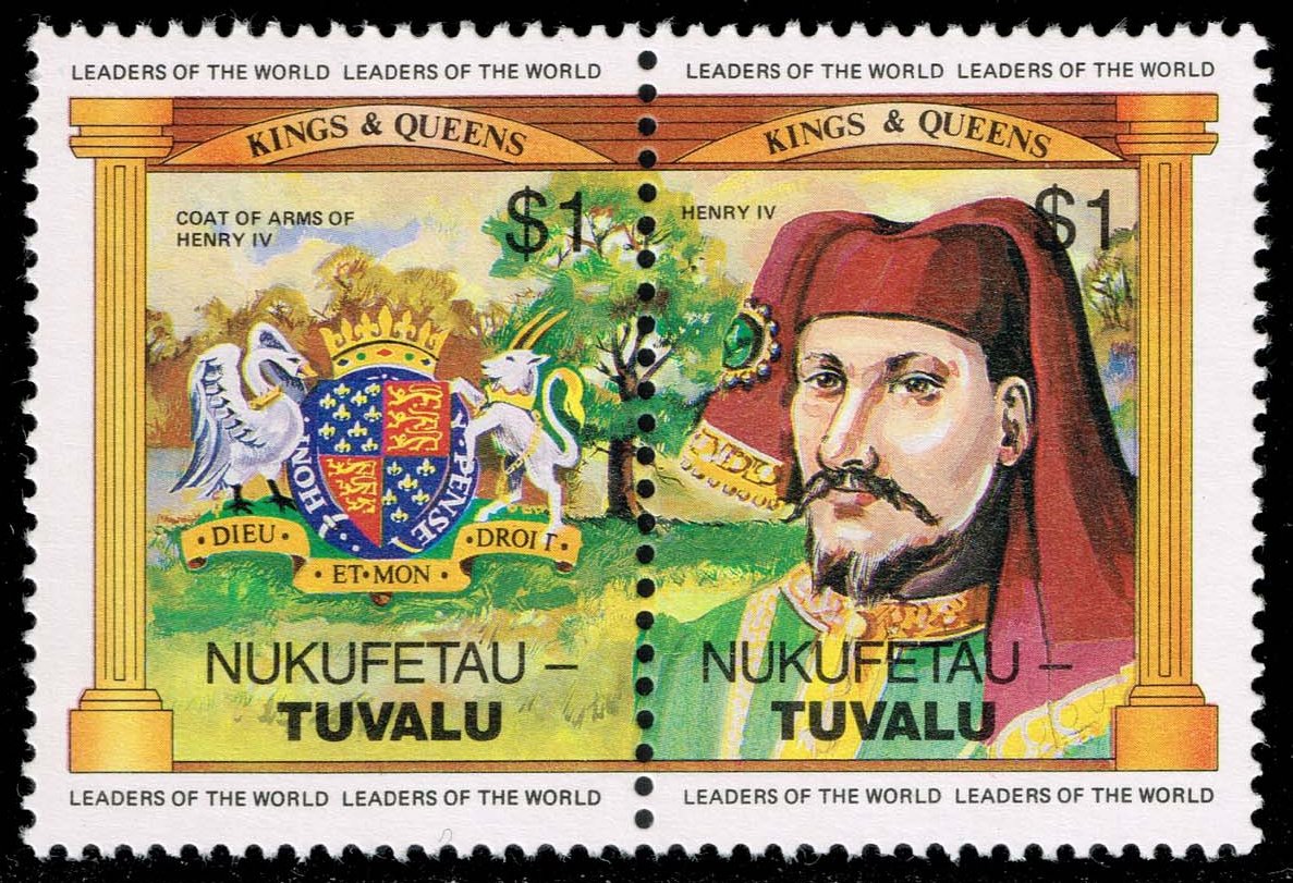 Tuvalu-Nukufetau #19 King Henry IV; MNH - Click Image to Close