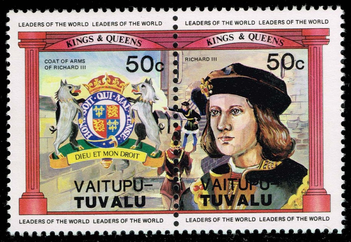 Tuvalu-Vaitupu #21 King Richard III; MNH