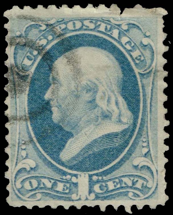 US #156 Benjamin Franklin; Used