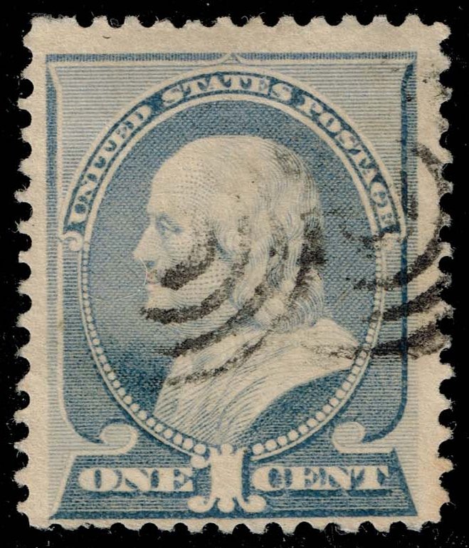 US #212 Benjamin Franklin; Used - Click Image to Close