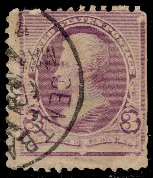 US #221 Andrew Jackson; Used