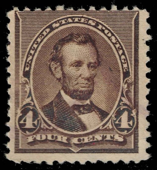 US #222 Abraham Lincoln; Used - Click Image to Close