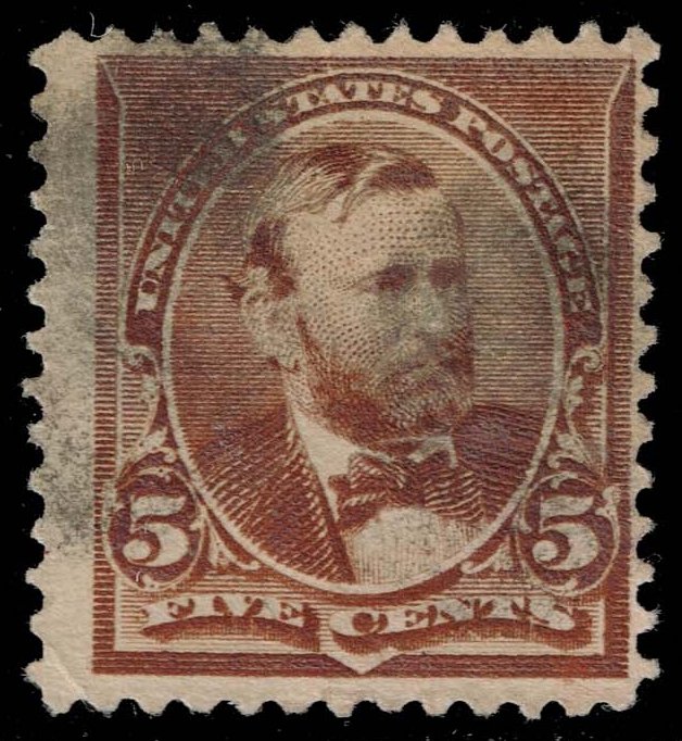 US #223 Ulysses S. Grant; Used - Click Image to Close